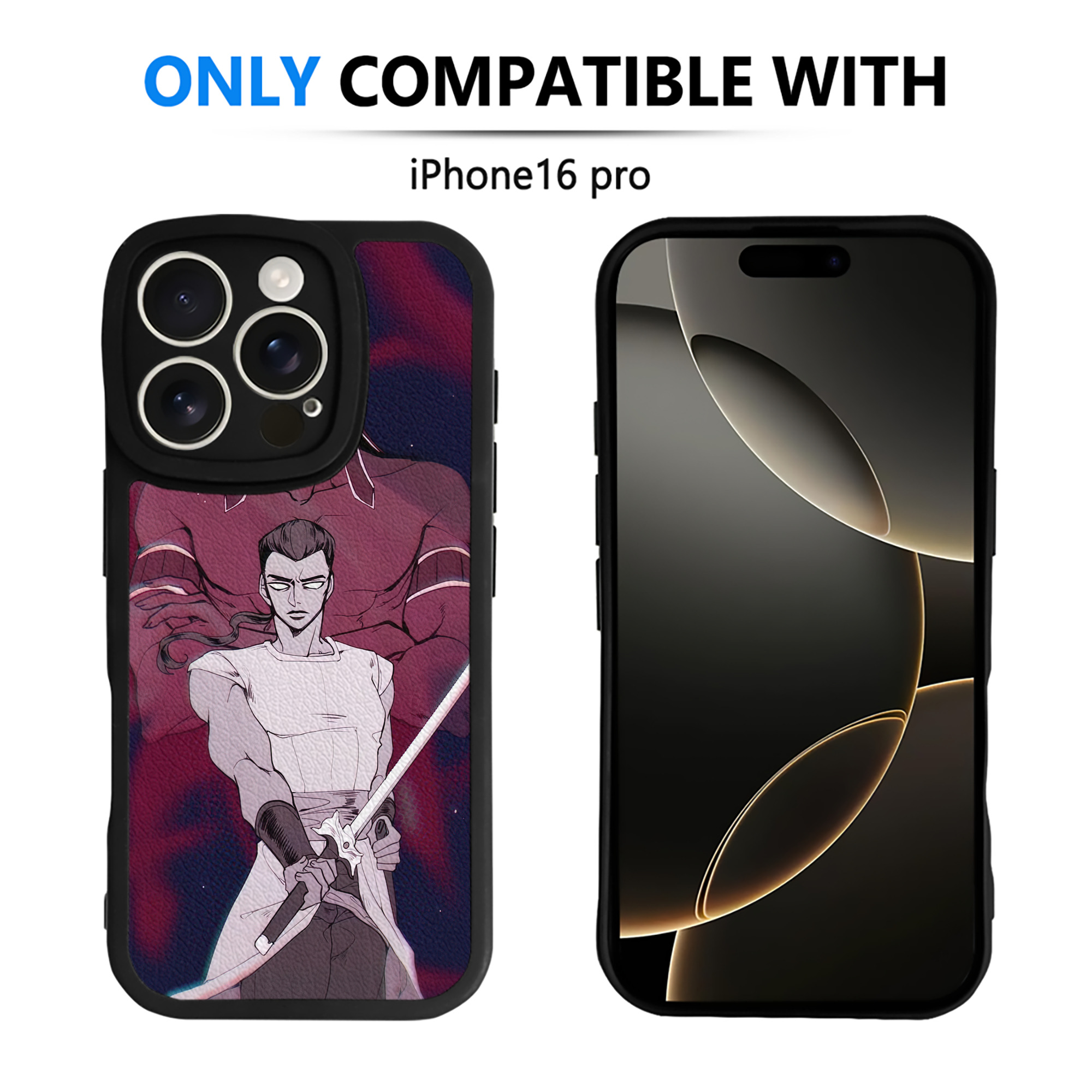 （画像用） ジョジョの奇妙な冒険 JoJo's Bizarre Adventure 【iPhone 16シリーズ対応】シリコンスマホケース（レザー調） 材質：シリコン